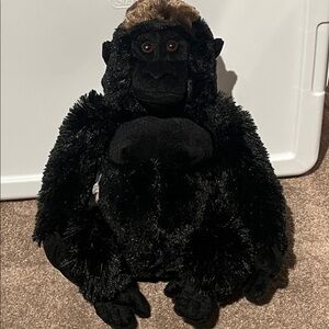 Plush Black Gorilla Toy